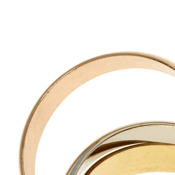 CARTIER 18k Pink Trinity Ring #49 - Picture 6 of 7